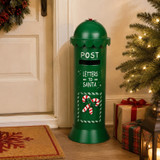 Christmas Santa Letter Post Box 53cm Metal