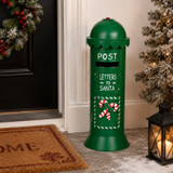 Christmas Santa Letter Post Box 53cm Metal