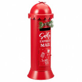 Christmas Santa Letter Post Box 53cm Metal