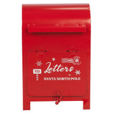 Christmas Metal Mailbox Santa Letters Table Decoration