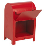 Christmas Metal Mailbox Santa Letters Table Decoration