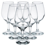 6 Craft Beer Glasses Stemmed Tulip Draught Ale Lager Goblet