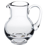 Crystalin Aqua Small Handmade Glass Jug 450ml & 300ml