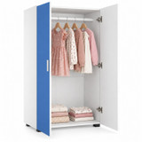 125cm 2 Door Wardrobe Hanging Rail