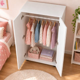 125cm 2 Door Wardrobe Hanging Rail