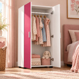 125cm 2 Door Wardrobe Hanging Rail
