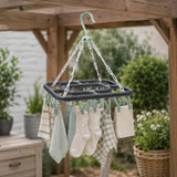 18 Peg Hanging Dryer with Clips