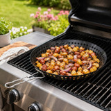 Black Barbecue Non Stick BBQ Pan