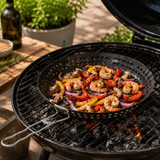 Black Barbecue Non Stick BBQ Pan