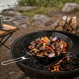 Black Barbecue Non Stick BBQ Pan