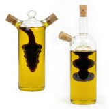 200/250ml 2 In 1 Glass Olive Oil And Vinegar