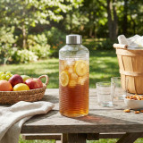 1/3/6 x 1L Glass Water Juice Bottles