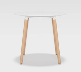 TROMSO 80cm Round Dining Table Scandi Wooden Legs