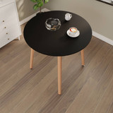 TROMSO 80cm Round Dining Table Scandi Wooden Legs