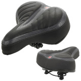 Black Premium Bike Wide Comfort Seat
