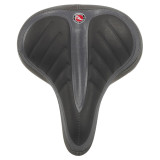 Black Premium Bike Wide Comfort Seat