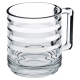 6/12x 250/320ml Modern Glass Mugs