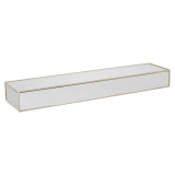 1/2 Pcs Floating Wall Shelf Mirror Display