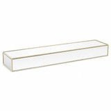 1/2 Pcs Floating Wall Shelf Mirror Display