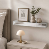 1/2 Pcs Floating Wall Shelf Mirror Display