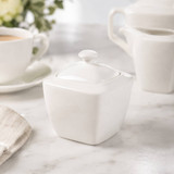 Porcelain Sugar Bowl with Lid