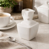 Porcelain Sugar Bowl with Lid