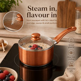 6 Piece Non Stick Copper Cookware Set