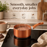 6 Piece Non Stick Copper Cookware Set