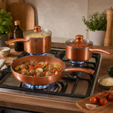 6 Piece Non Stick Copper Cookware Set