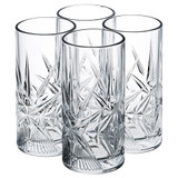 4/8 x 350ml Handcrafted Crystallin Whisky Cocktail Glasses