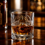 4/8 x 350ml Handcrafted Crystallin Whisky Cocktail Glasses