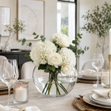 Clear Glass Bubble Vase Flower Fish Bowls