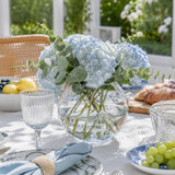 Clear Glass Bubble Vase Flower Fish Bowls