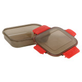 1/3/6x 600ml Airtight Lock Clip Lunch Box