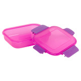 1/3/6x 600ml Airtight Lock Clip Lunch Box