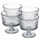 240ml Clear Glass Footed Dessert Bowls