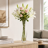 Tall Decorative Glass Flower Vase