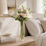 Tall Decorative Glass Flower Vase