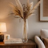 Tall Decorative Glass Flower Vase