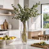 Tall Decorative Glass Flower Vase