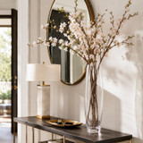 Tall Decorative Glass Flower Vase