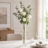 Tall Decorative Glass Flower Vase