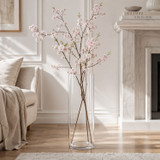 Tall Decorative Glass Flower Vase