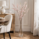 Tall Decorative Glass Flower Vase