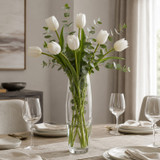 Tall Decorative Glass Flower Vase