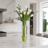 Tall Decorative Glass Flower Vase