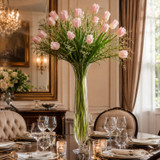 30-65cm Tall Decorative Glass Flower Vase