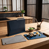 3 Piece Chopping Board Set with Storage Holder