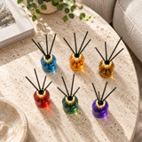 6 Piece Reed Diffuser Set 50ml Glass Bottles