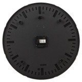 40cm Beige Round Wall Clock w/ White Aluminium Frame